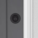 Kwikset - 96600-710 - Matte Black SmartKey Deadbolt 2-3/4 in.