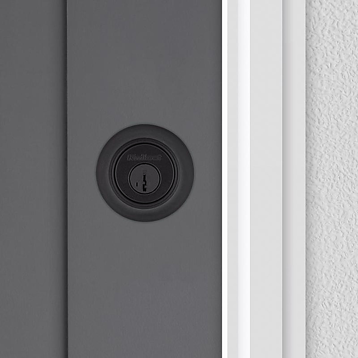 Kwikset - 96600-710 - Matte Black SmartKey Deadbolt 2-3/4 in.