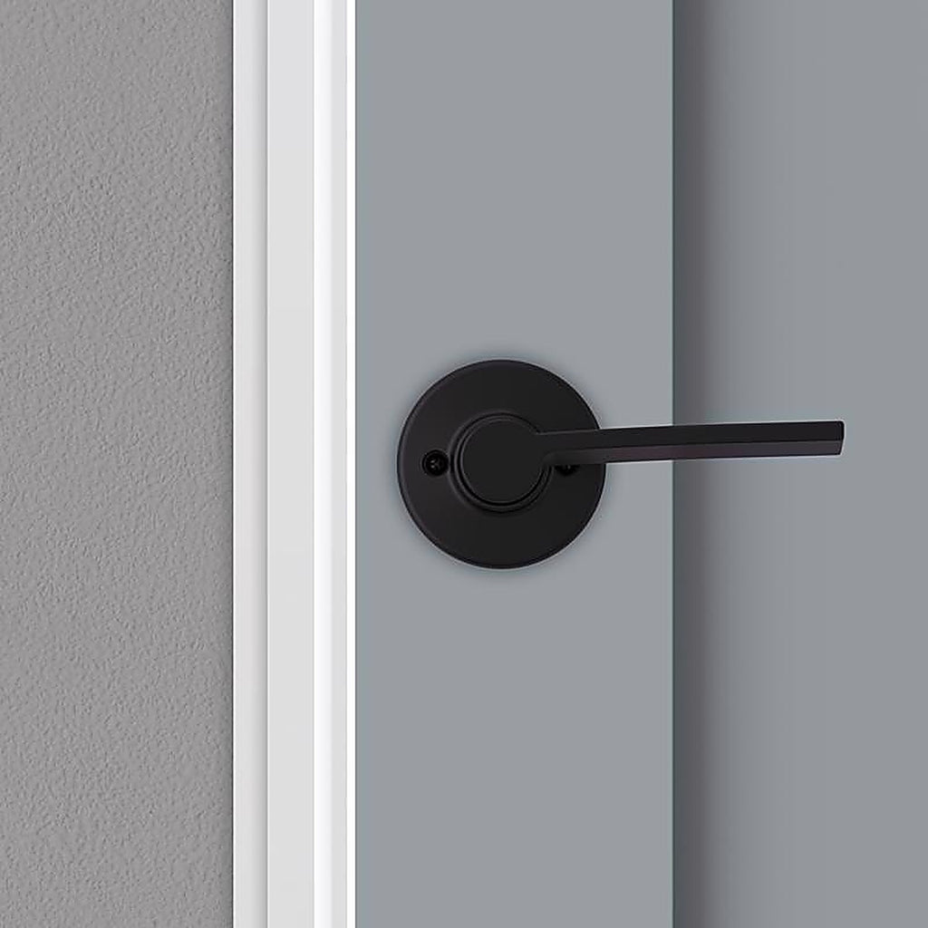 Kwikset - 94880-598 - Ladera Iron Black Half-Dummy Lever Right Handed