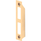 Prime-Line - E2435 - Brass-Plated Gold Steel Door Strike - 1/Pack