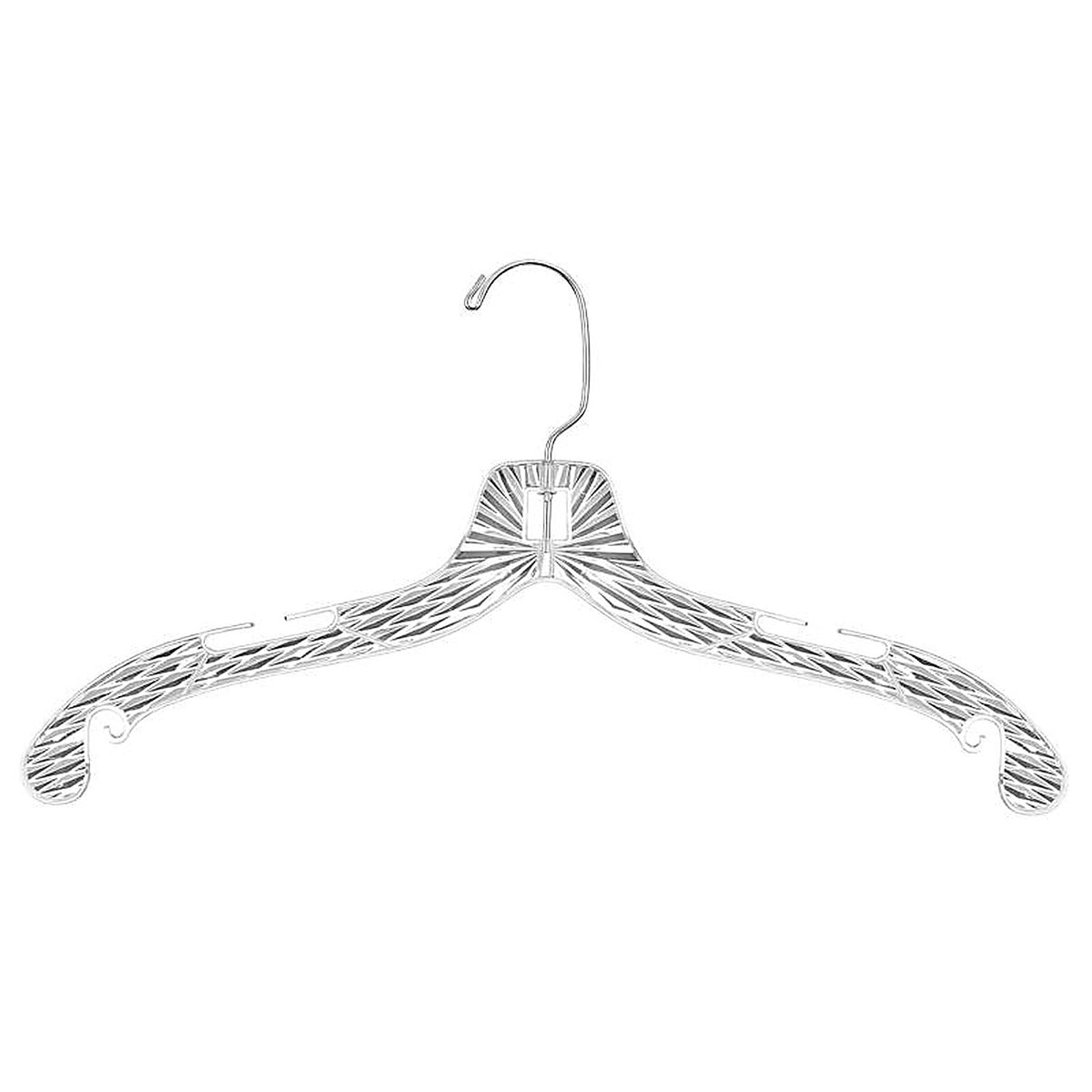 Whitmor - 6062-4770 - 8.80 in. H X 16.8 in. W X 1.8 in. L Plastic Clear Hanger 4 pk