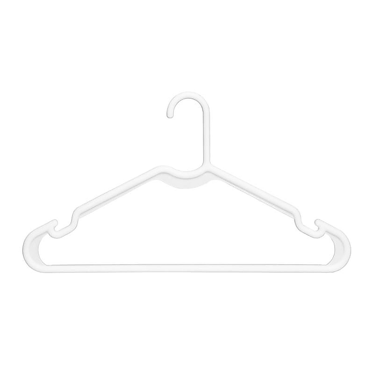 Whitmor - 6345-9029-3-WHT - Plastic White Hanger 3 pk