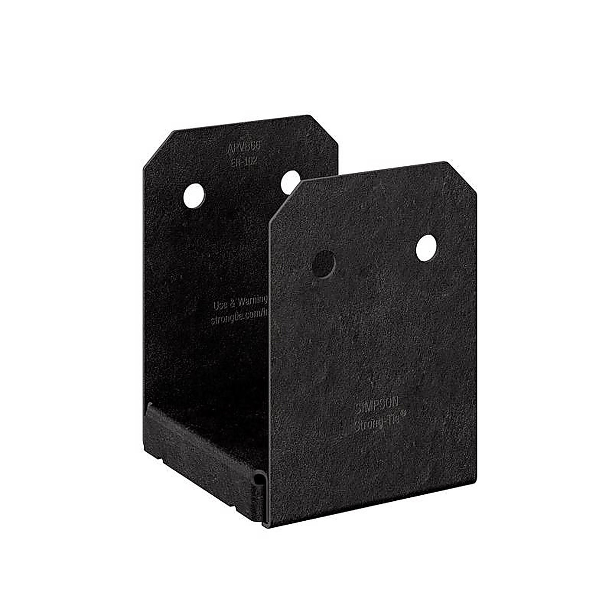 Simpson Strong-Tie - APVB66 - APVB 6 in. H X 5.5 in. W 16 Ga. Steel Adjustable Post Base