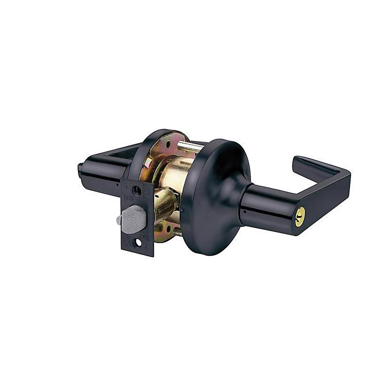 Tell Manufacturing - CL102902 - Matte Black Entry Lever 2 in.