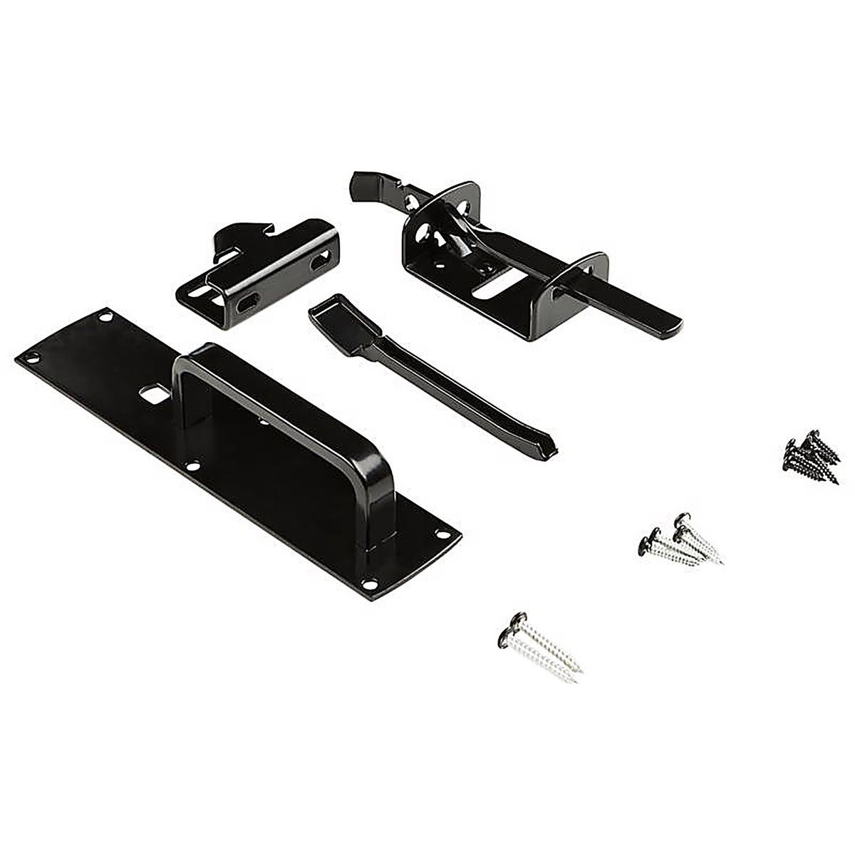 National Hardware - N109-050 - 12.6 in. H X 6.3 in. W Steel Thumb Gate Latch