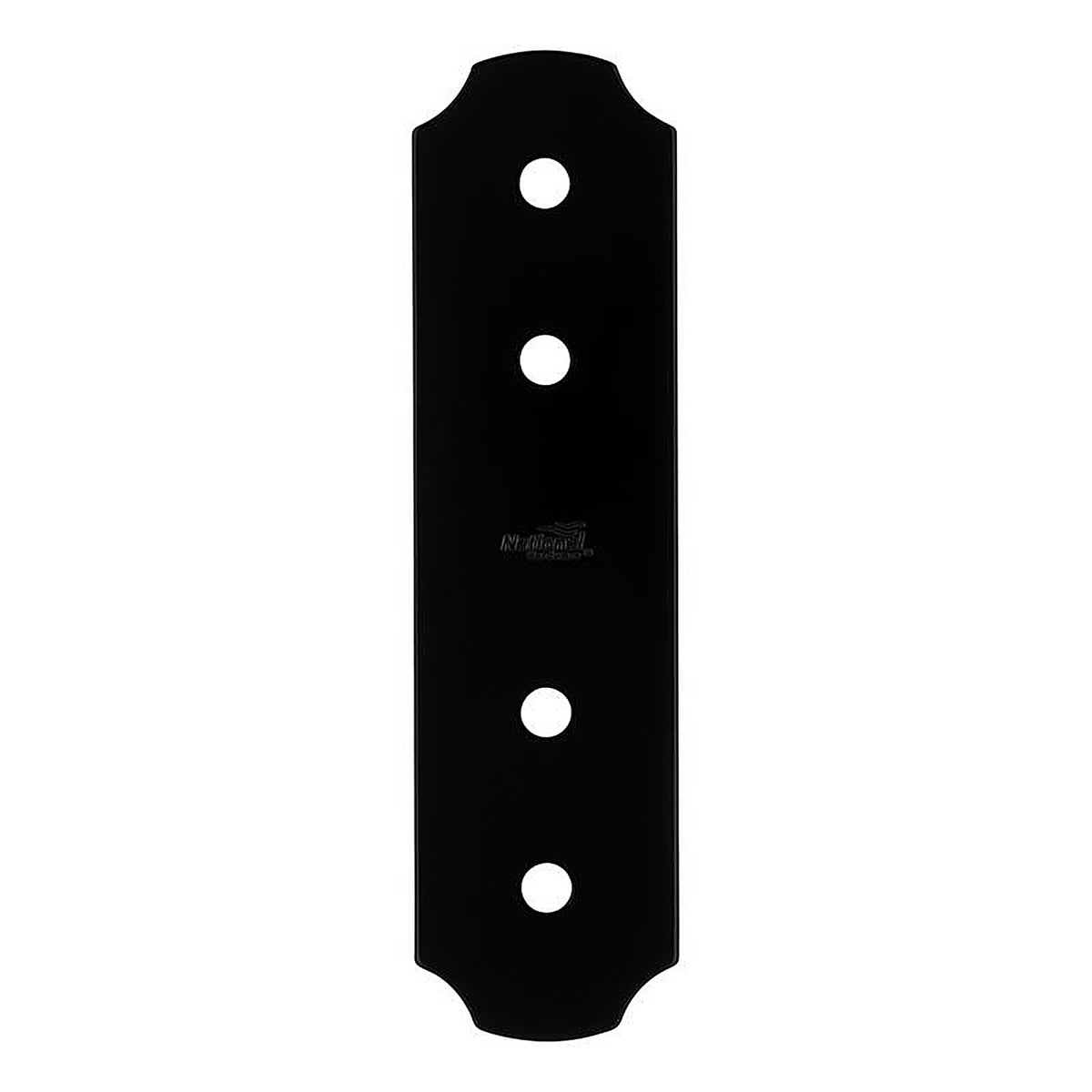 National Hardware - N800-016 - Hartley Storm Shine Black Steel Flat Strap 1 pk