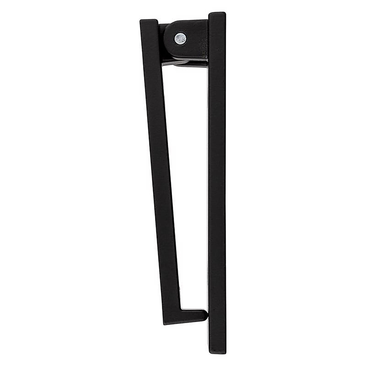 National Hardware - N336-703 - Reed 4.75 in. L Matte Black Brass Door Knocker