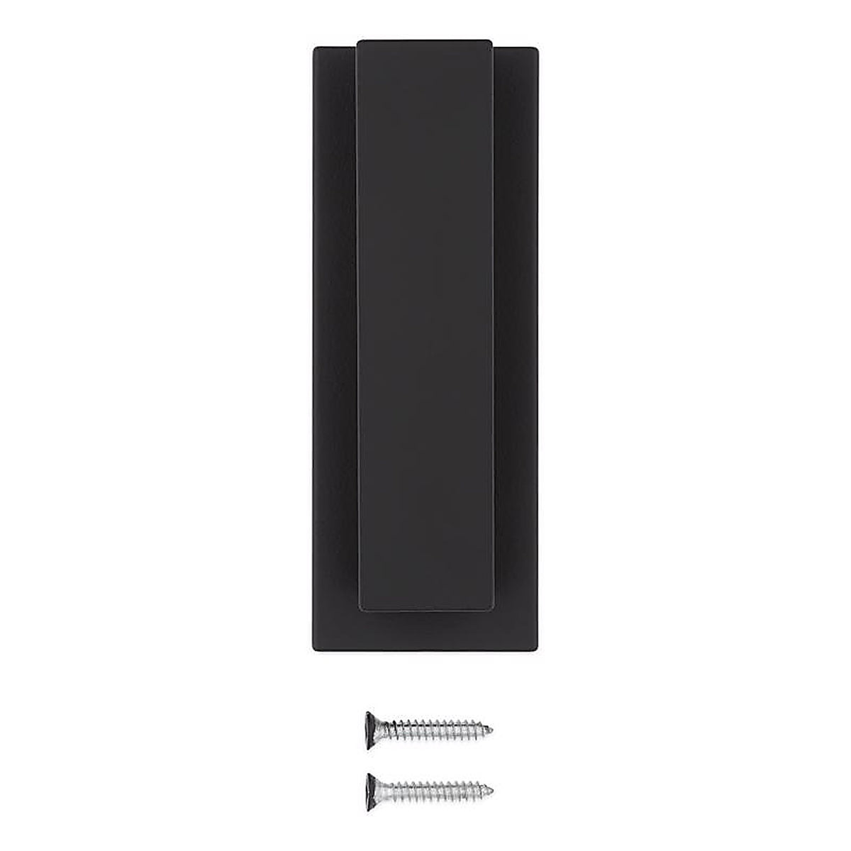 National Hardware - N336-703 - Reed 4.75 in. L Matte Black Brass Door Knocker