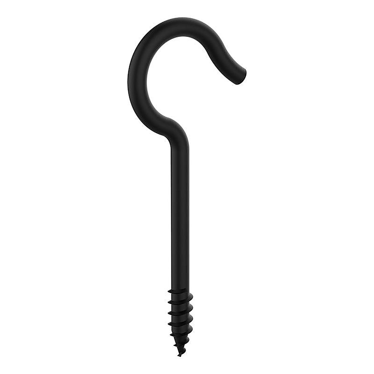 National Hardware - N820-106 - Medium Storm Shine Black Steel 3-3/8 in. L Ceiling Hook 1 pk