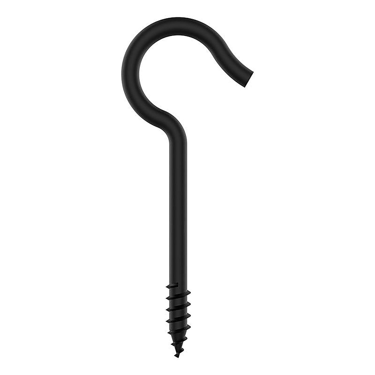 National Hardware - N820-106 - Medium Storm Shine Black Steel 3-3/8 in. L Ceiling Hook 1 pk