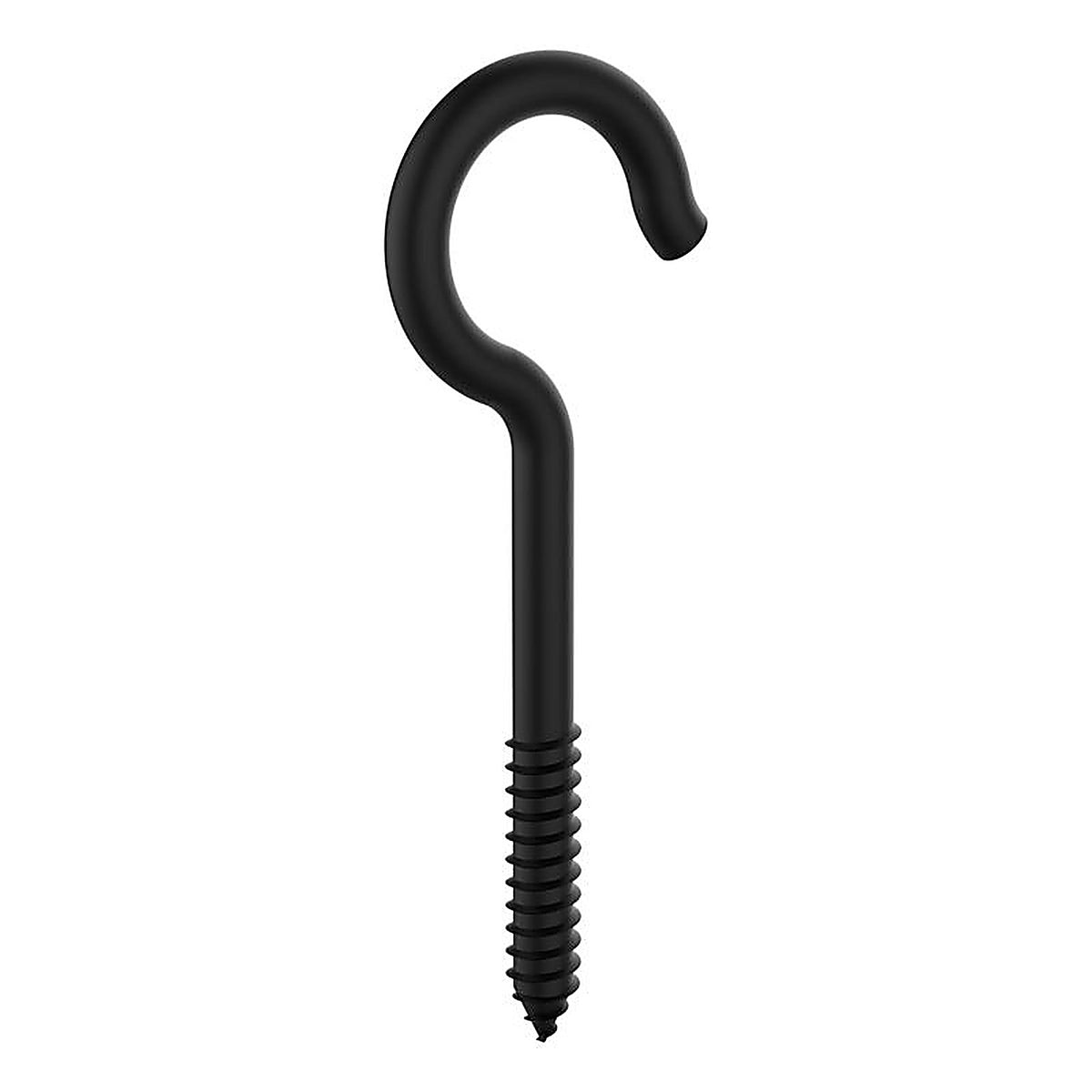 National Hardware - N820-107 - Medium Storm Shine Black Steel 4-5/16 in. L Ceiling Hook 125 lb 1 pk