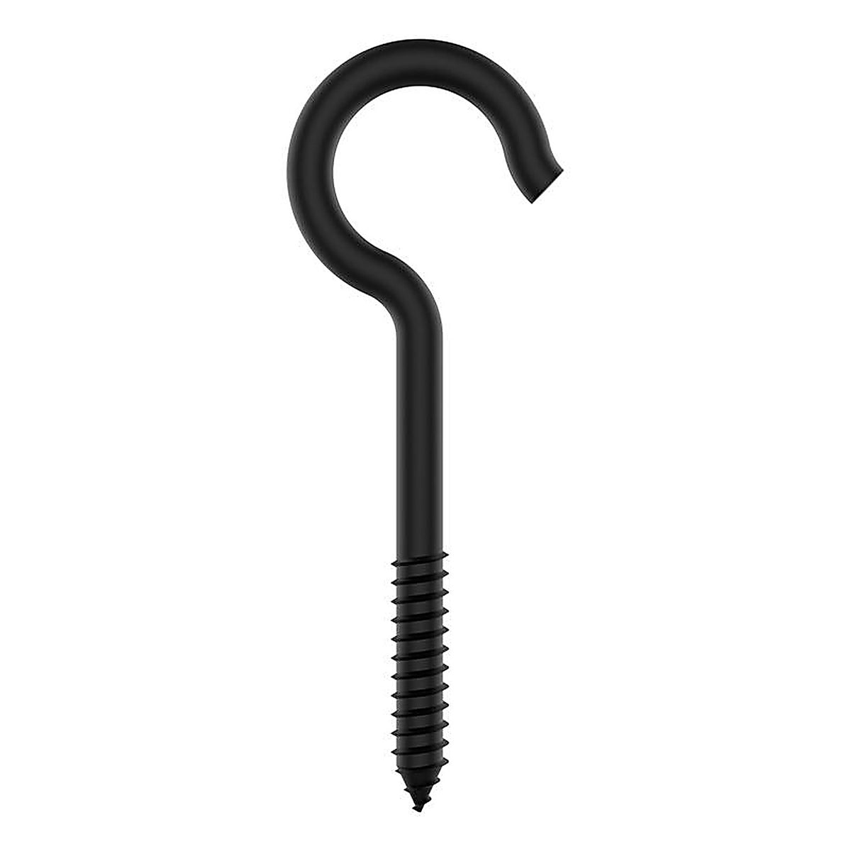 National Hardware - N820-107 - Medium Storm Shine Black Steel 4-5/16 in. L Ceiling Hook 125 lb 1 pk