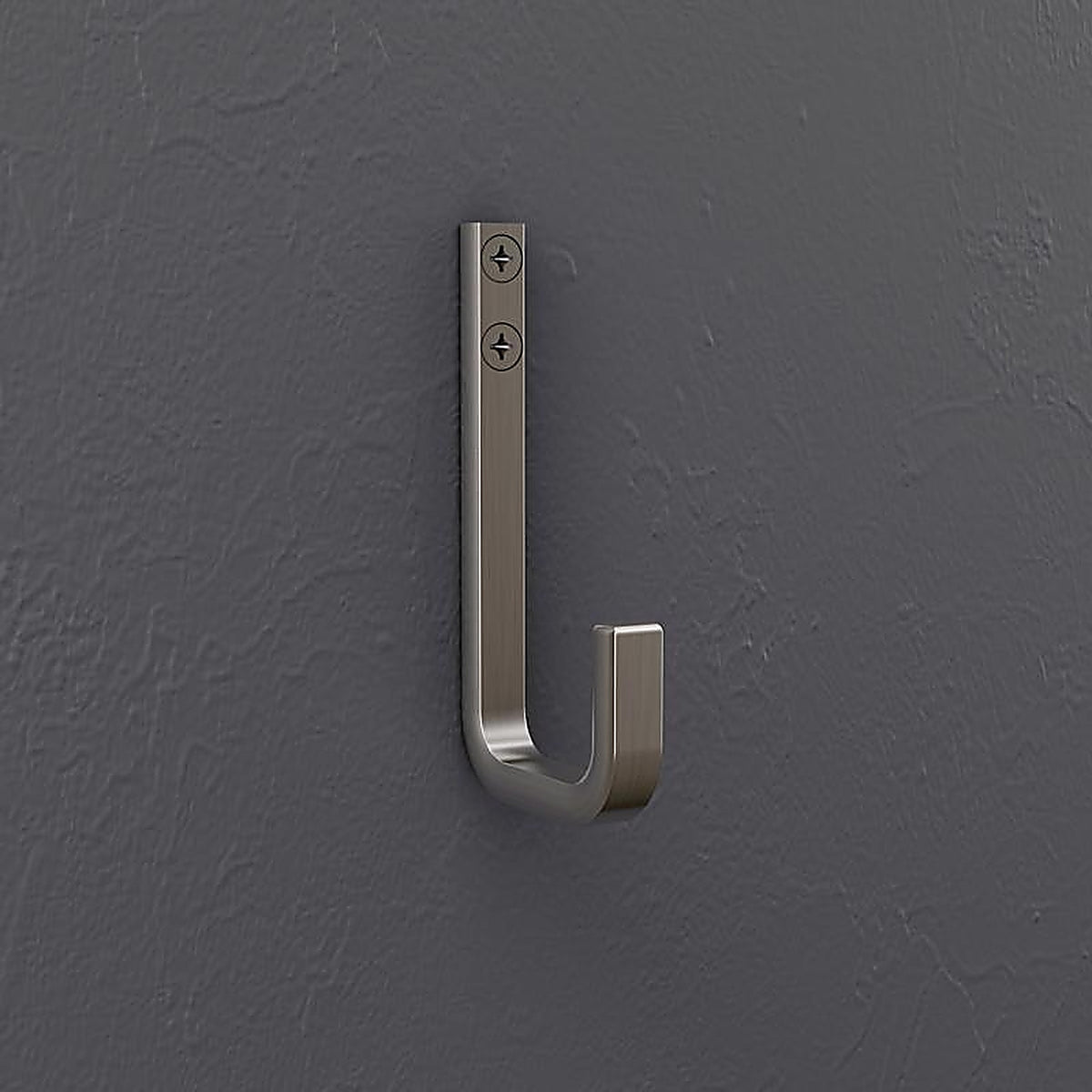 National Hardware - N337-916 - Reed Satin Nickel Steel 4 in. L Hook 60 lb 1 pk
