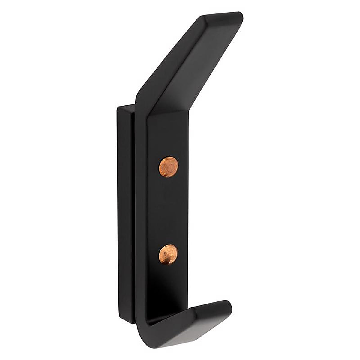 National Hardware - N337-918 - Reed Matte Black Black Aluminum 4-3/4 in. L Hook 25 lb 1 pk