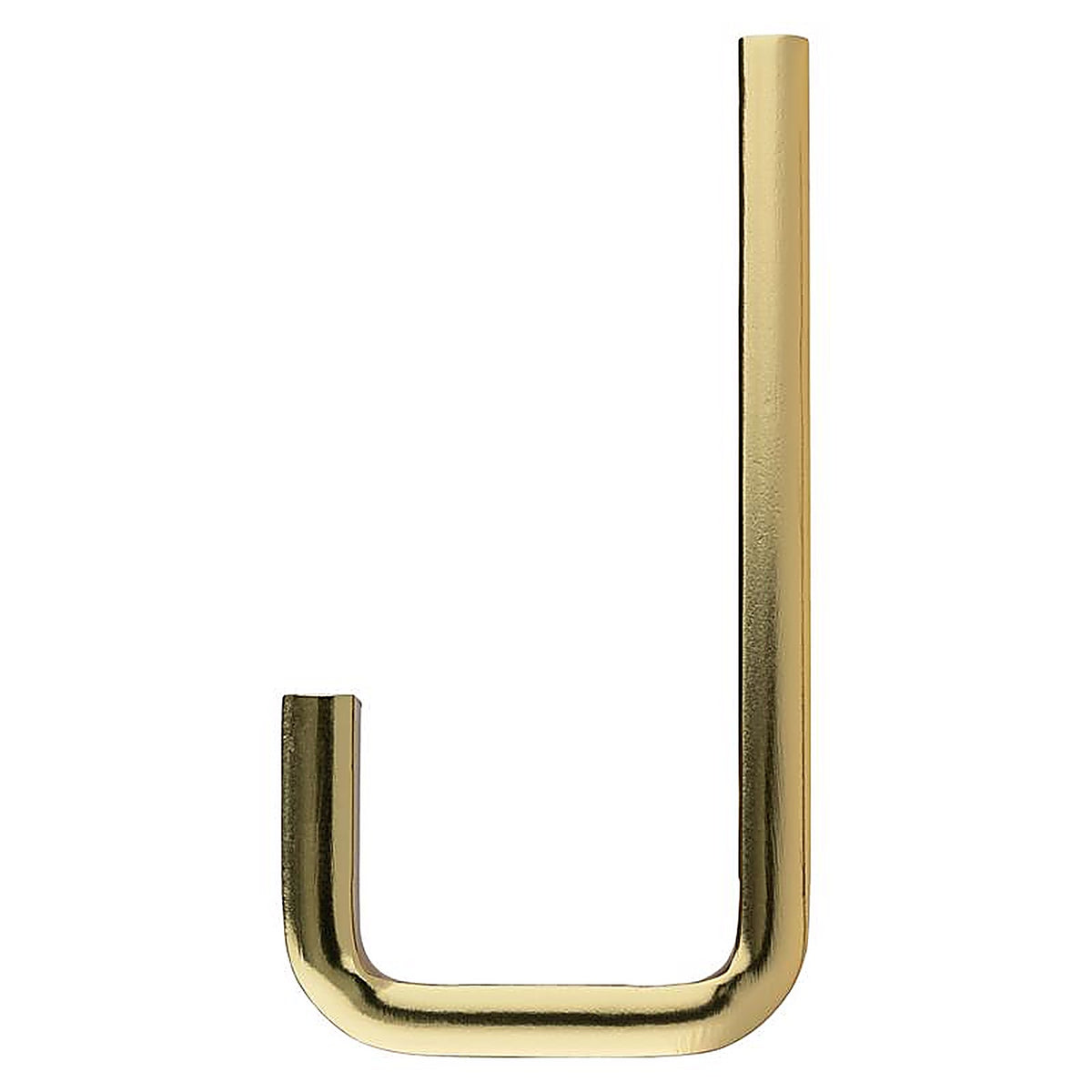National Hardware - N337-917 - Reed Medium Brushed Gold Steel 4 in. L Hook 60 lb 1 pk