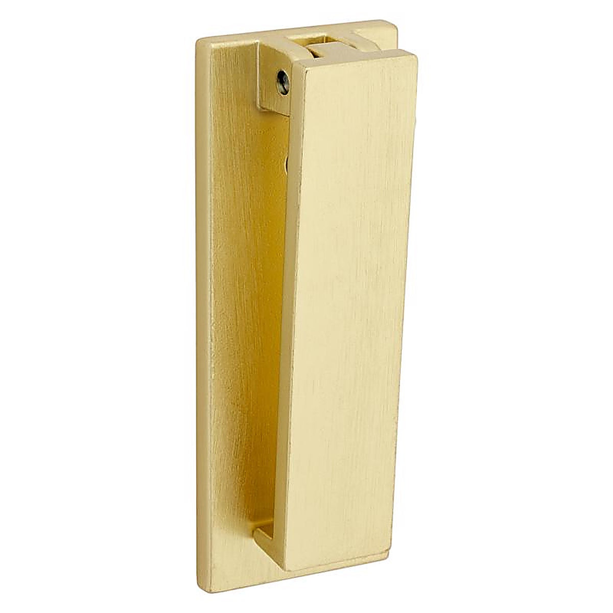 National Hardware - N336-705 - Reed 4.75 in. L Brushed Gold Brass Door Knocker