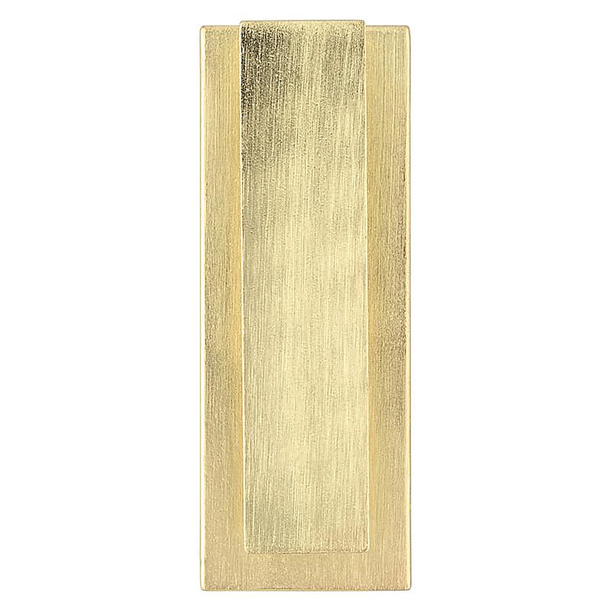 National Hardware - N336-705 - Reed 4.75 in. L Brushed Gold Brass Door Knocker