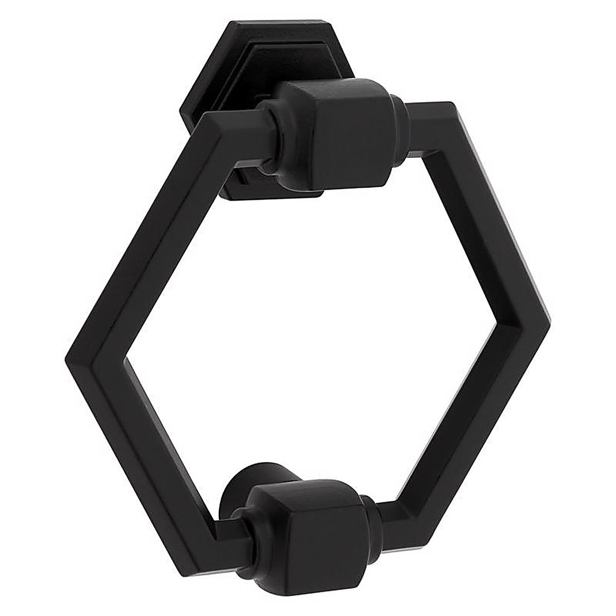 National Hardware - N336-706 - Powell 4 in. L Matte Black Brass Door Knocker