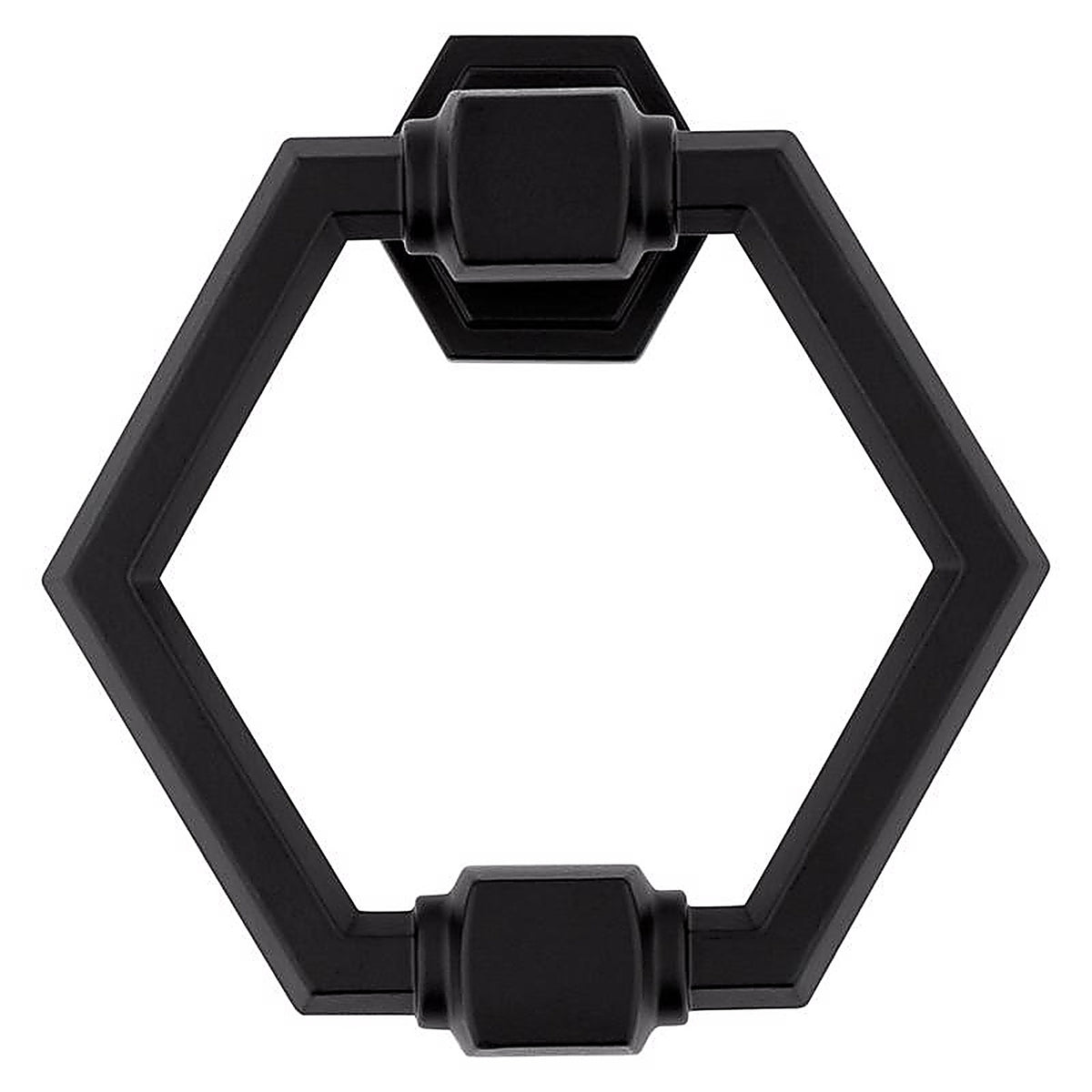 National Hardware - N336-706 - Powell 4 in. L Matte Black Brass Door Knocker