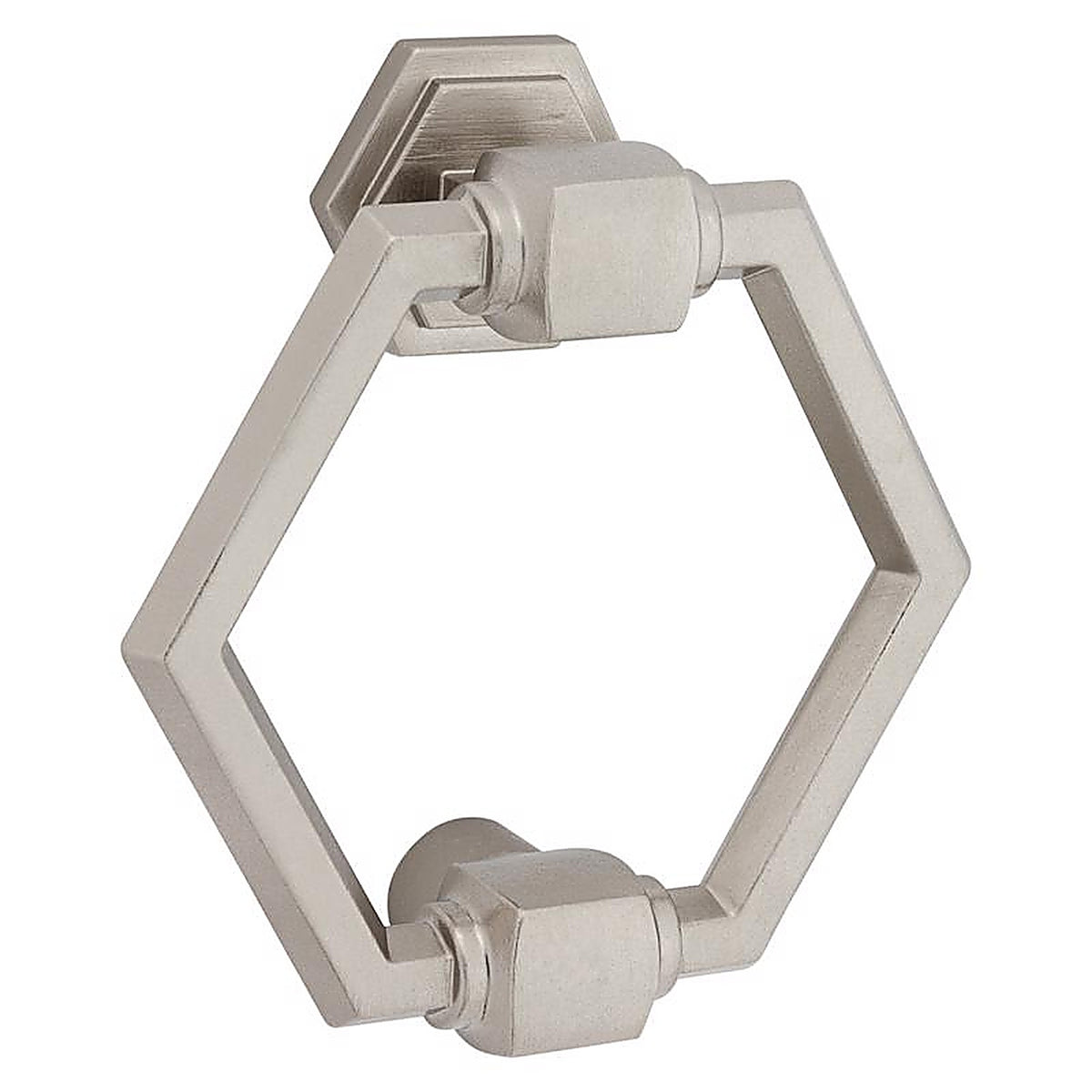 National Hardware - N336-707 - Powell 4 in. L Satin Nickel Brass Door Knocker