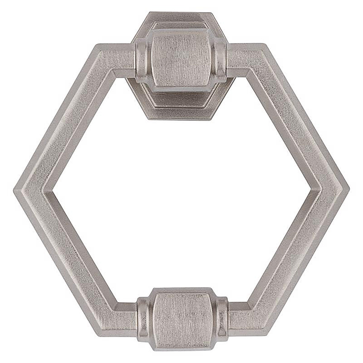 National Hardware - N336-707 - Powell 4 in. L Satin Nickel Brass Door Knocker