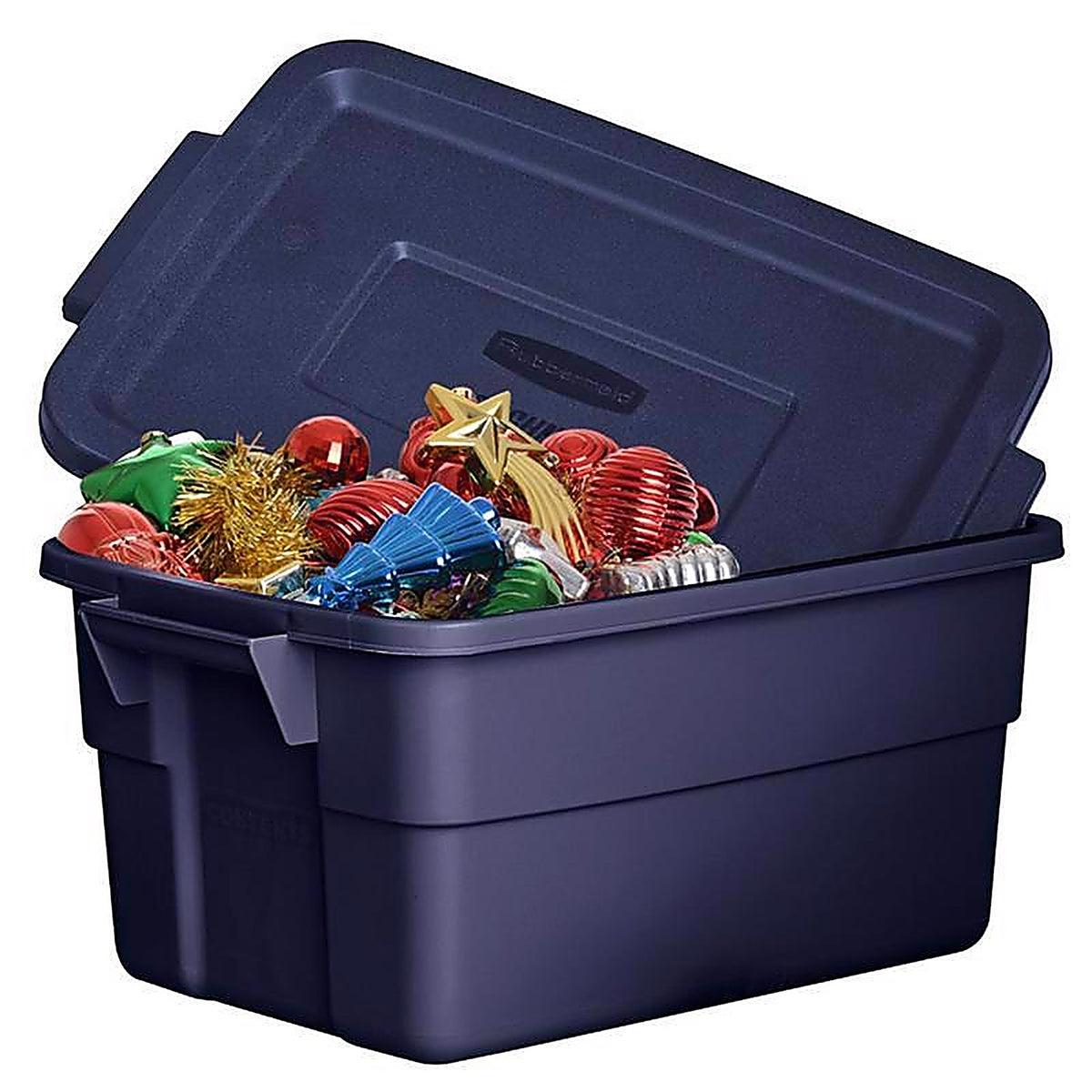 Rubbermaid - RMRT030003 - Roughneck 3 gal Navy Storage Box 7 in. H X 10.625 in. W X 15.687 in. D Stackable