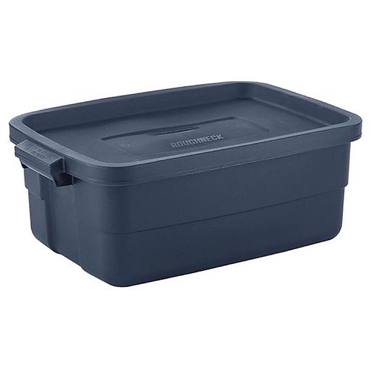 Rubbermaid - RMRT100004 - Roughneck 10 gal Navy Storage Box 8.875 in. H X 15.875 in. W X 23.875 in. D Stackable
