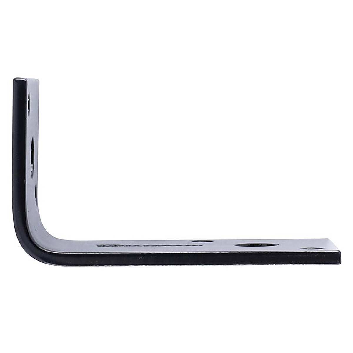 Hampton - 02-3405-004 - 1.5 in. H X 1.67 in. W X 1/8 in. D Black Steel Inside/Outside Corner Brace