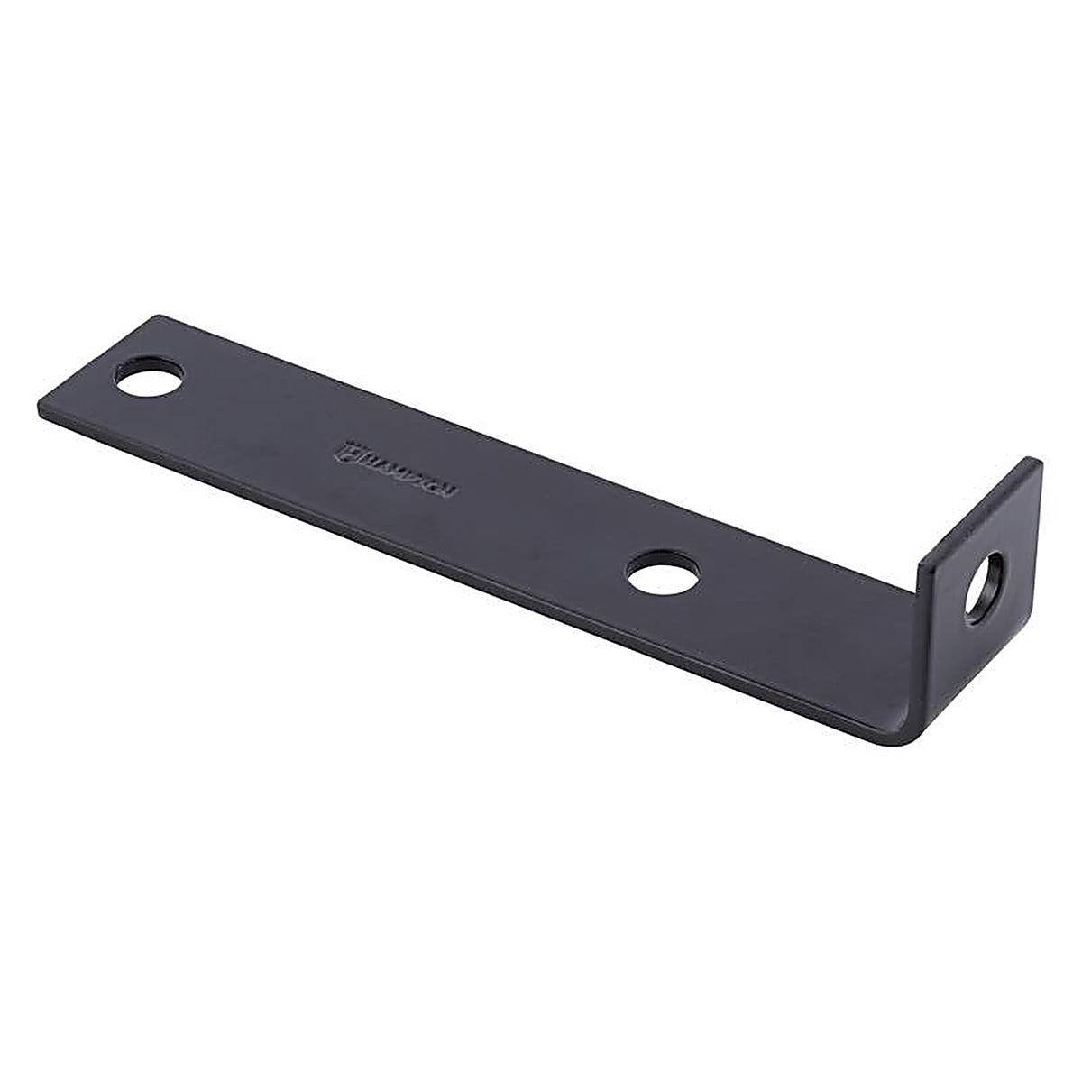Hampton - 02-3405-313 - 1.5 in. H X 7.5 in. W X 1/8 in. D Black Steel Inside/Outside Corner Brace