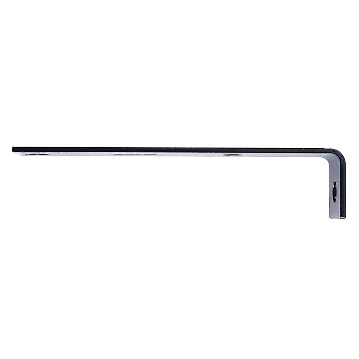 Hampton - 02-3405-313 - 1.5 in. H X 7.5 in. W X 1/8 in. D Black Steel Inside/Outside Corner Brace