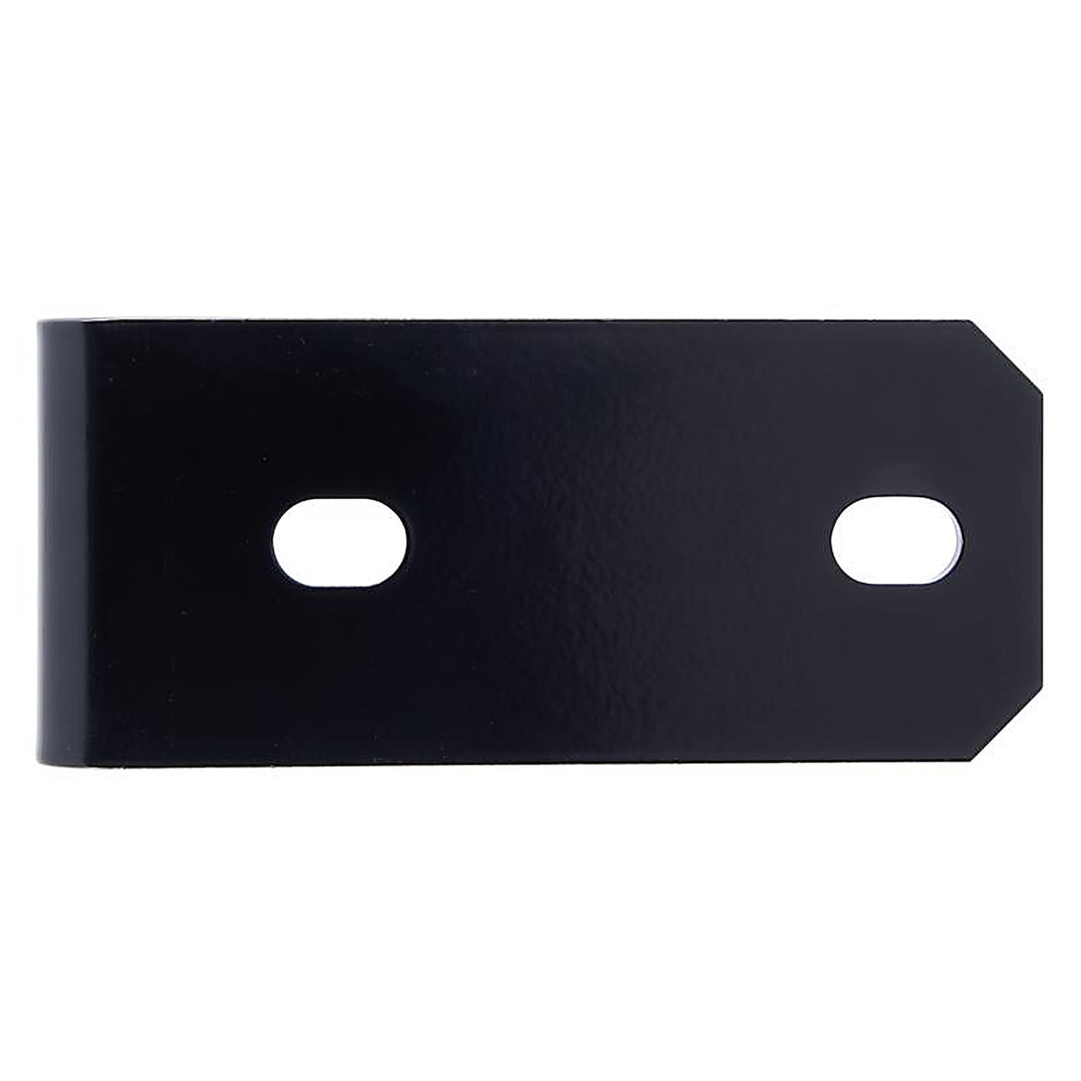 Hampton - 02-3405-324 - 3 in. H X 6.5 in. W X 1/8 in. D Black Steel Inside/Outside Corner Brace
