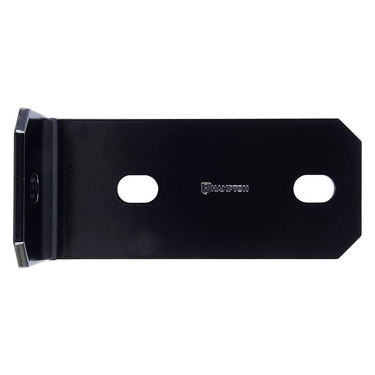 Hampton - 02-3405-324 - 3 in. H X 6.5 in. W X 1/8 in. D Black Steel Inside/Outside Corner Brace