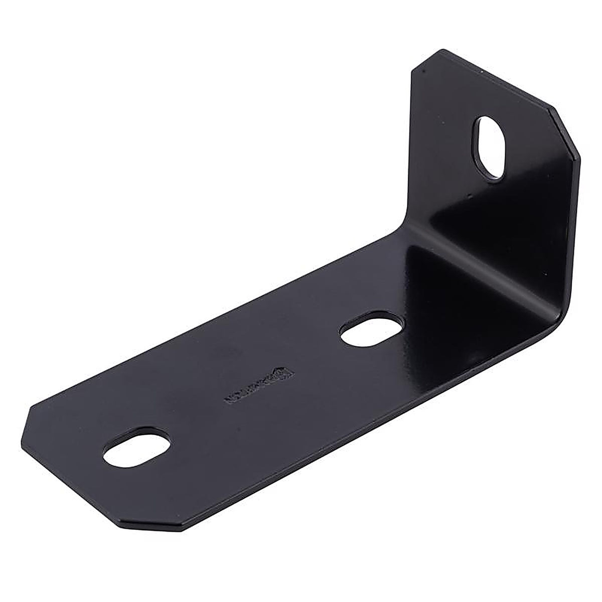 Hampton - 02-3405-327 - 6.8 in. H X 3 in. W X 3/16 in. D Black Steel Inside/Outside Corner Brace