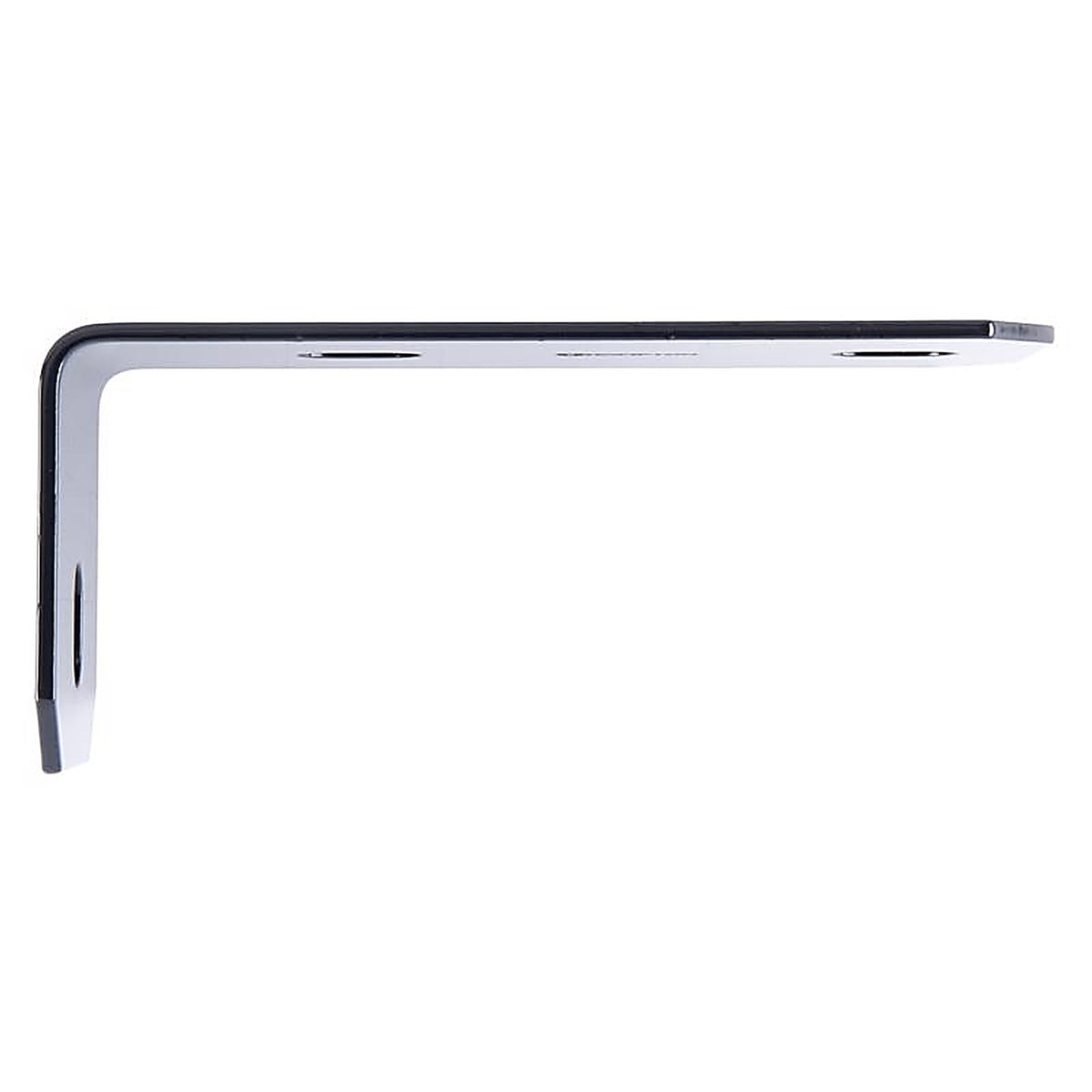 Hampton - 02-3405-327 - 6.8 in. H X 3 in. W X 3/16 in. D Black Steel Inside/Outside Corner Brace