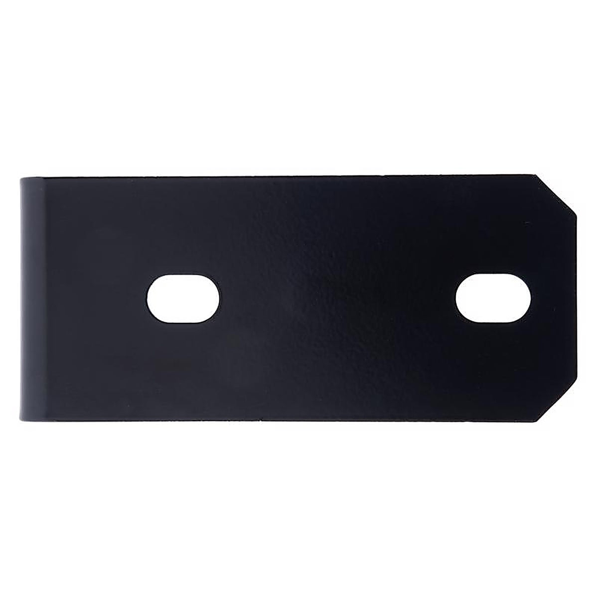 Hampton - 02-3405-327 - 6.8 in. H X 3 in. W X 3/16 in. D Black Steel Inside/Outside Corner Brace