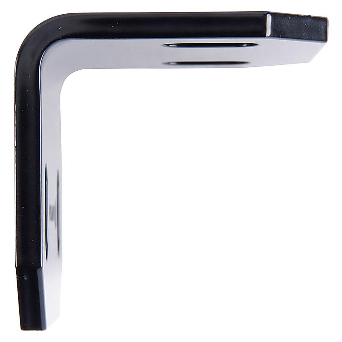 Hampton - 02-3405-208 - 2.4 in. H X 3 in. W X 3/16 in. D Black Steel Inside/Outside Corner Brace