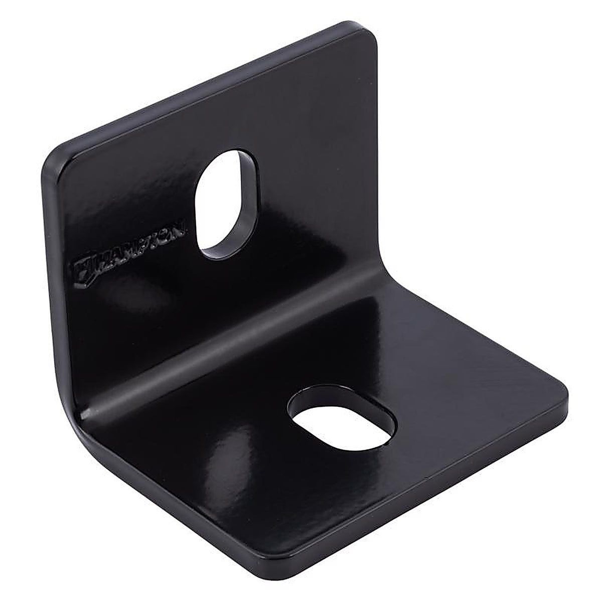 Hampton - 02-3405-108 - 2.4 in. H X 3 in. W X 3/16 in. D Black Steel Inside/Outside Corner Brace