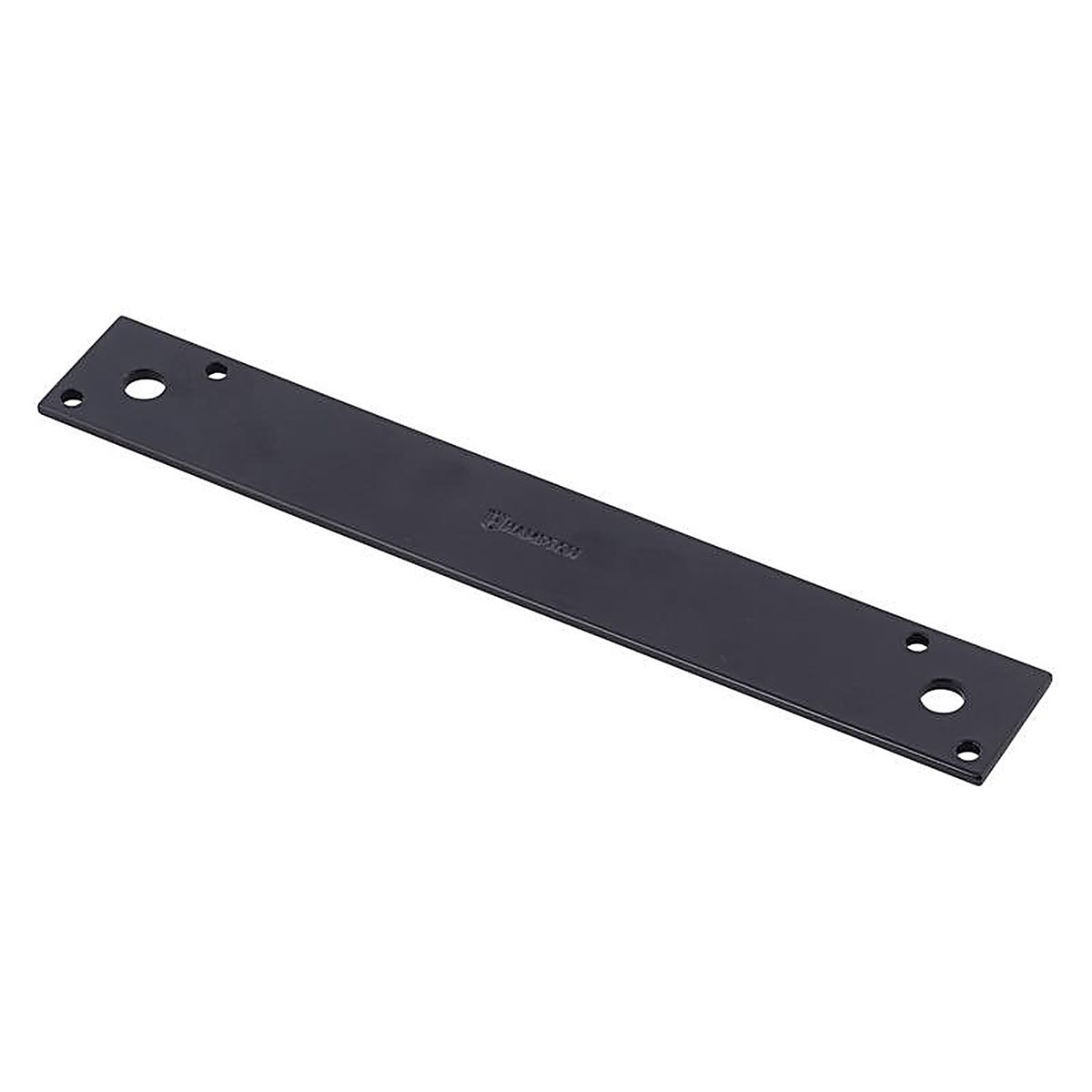 Hampton - 02-3411-620 - 10 in. H X 1.5 in. W X 1/8 in. D Black Steel Strap Brace