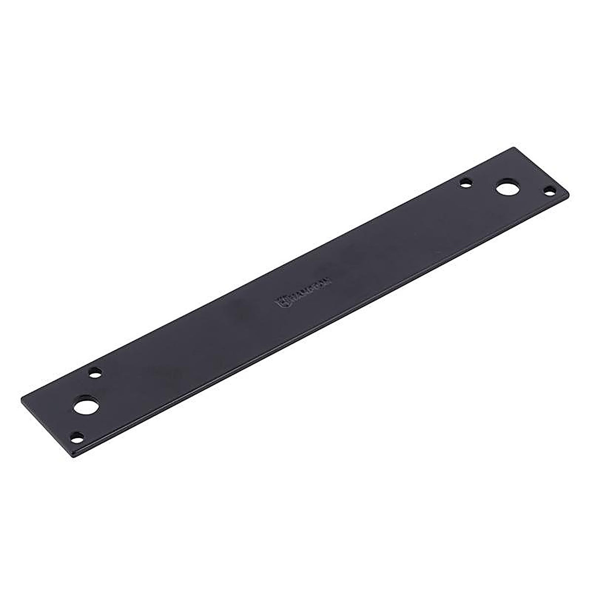 Hampton - 02-3411-620 - 10 in. H X 1.5 in. W X 1/8 in. D Black Steel Strap Brace