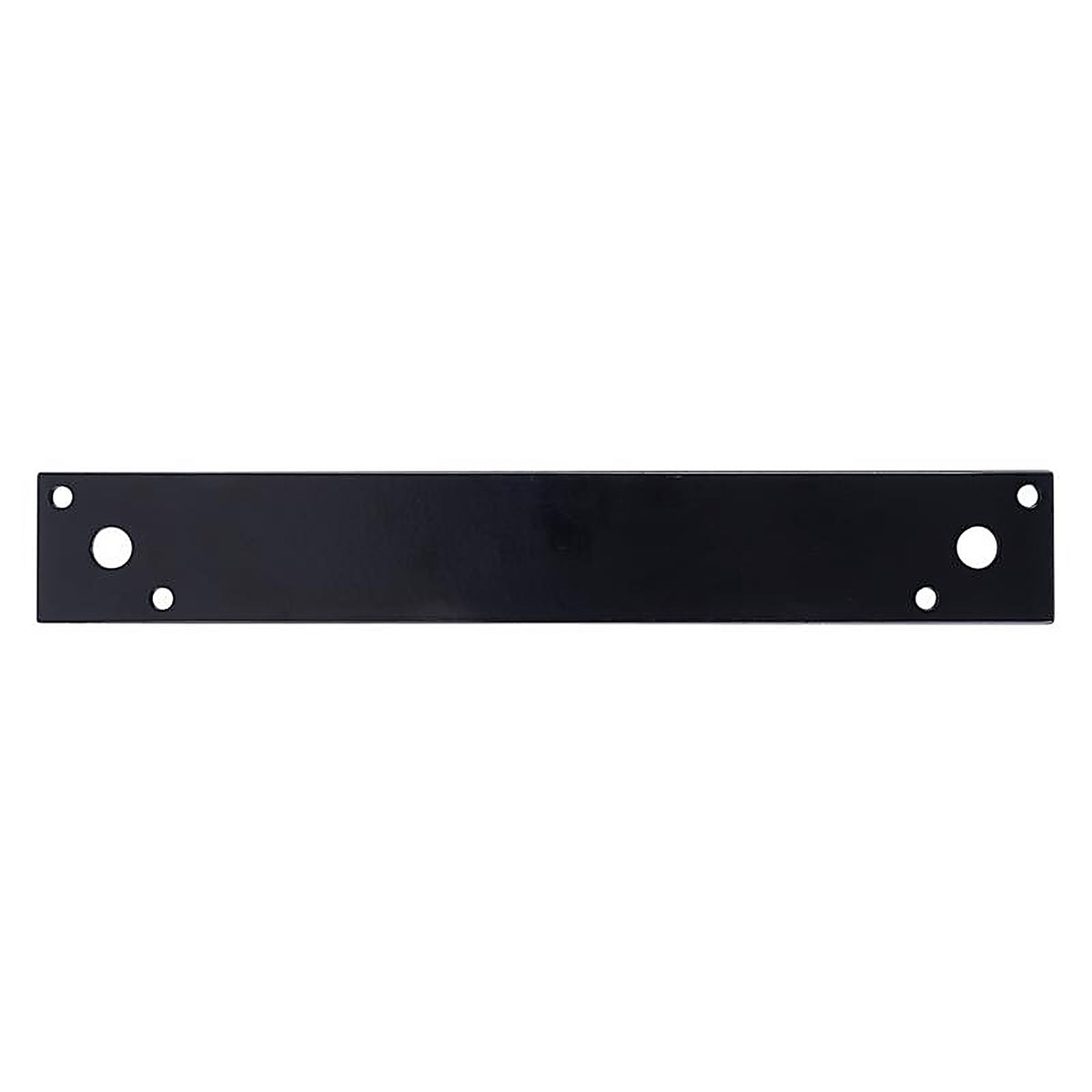 Hampton - 02-3411-620 - 10 in. H X 1.5 in. W X 1/8 in. D Black Steel Strap Brace