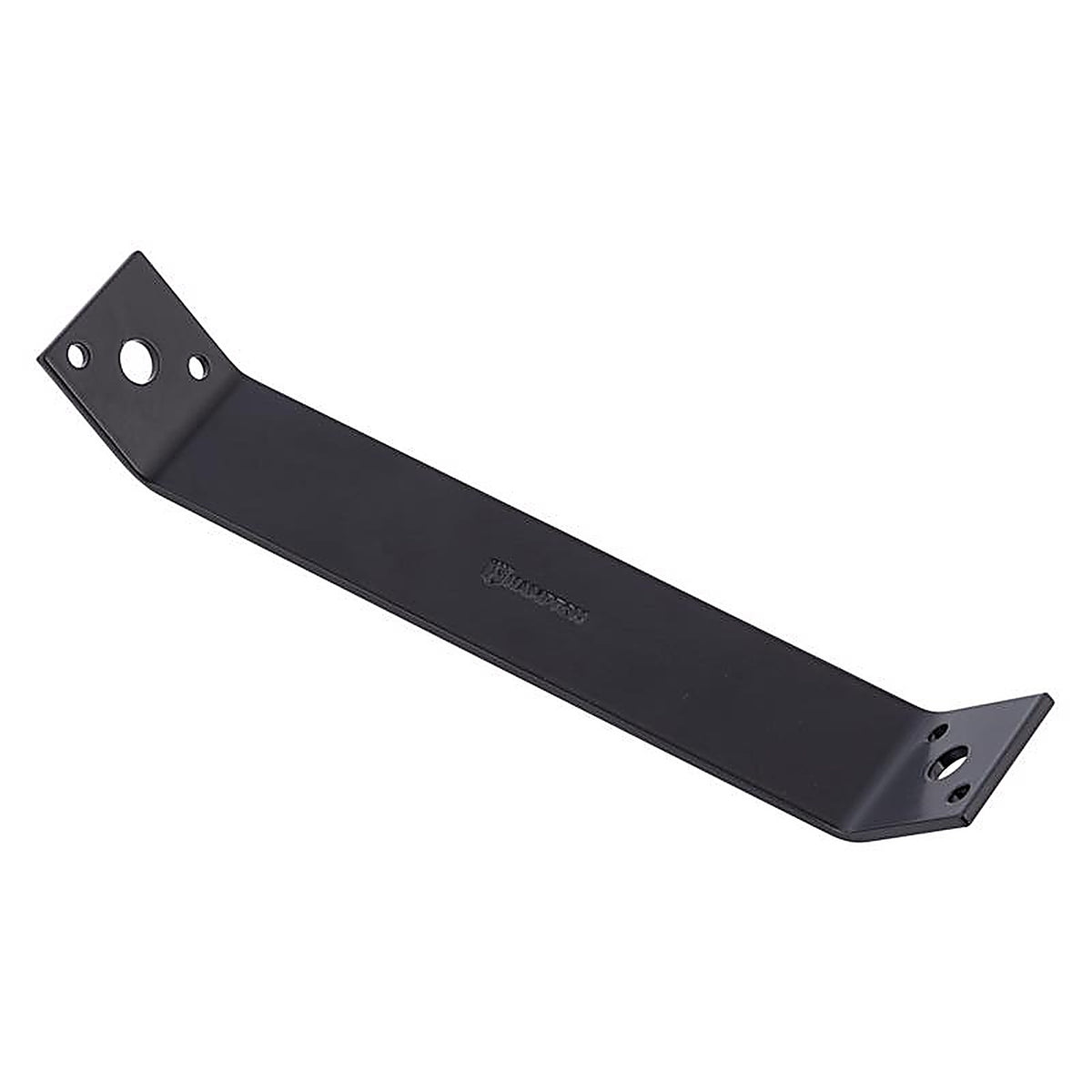 Hampton - 02-3411-650 - 9.3 in. H X 1.5 in. W X 1/8 in. D Black Steel Inside Strap Brace