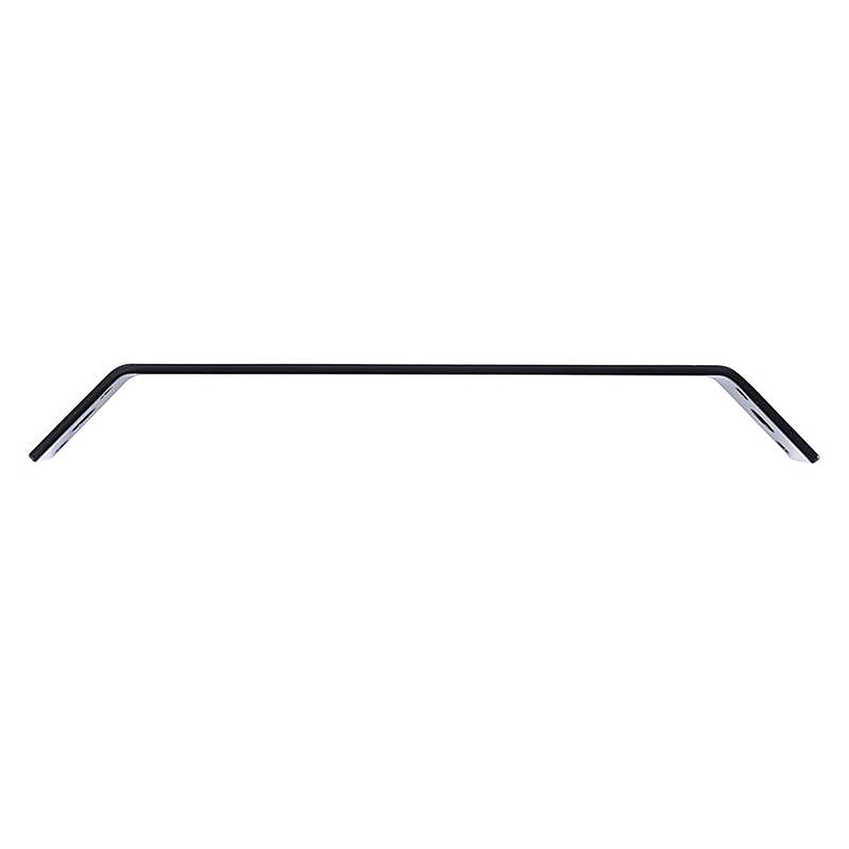 Hampton - 02-3411-650 - 9.3 in. H X 1.5 in. W X 1/8 in. D Black Steel Inside Strap Brace