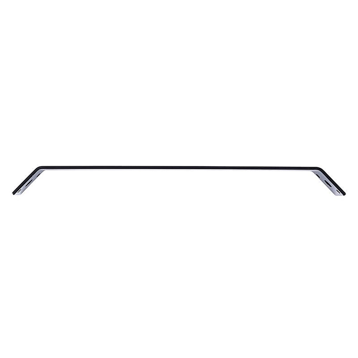 Hampton - 02-3411-657 - 13.3 in. H X 1.5 in. W X 1/8 in. D Black Steel Inside Strap Brace