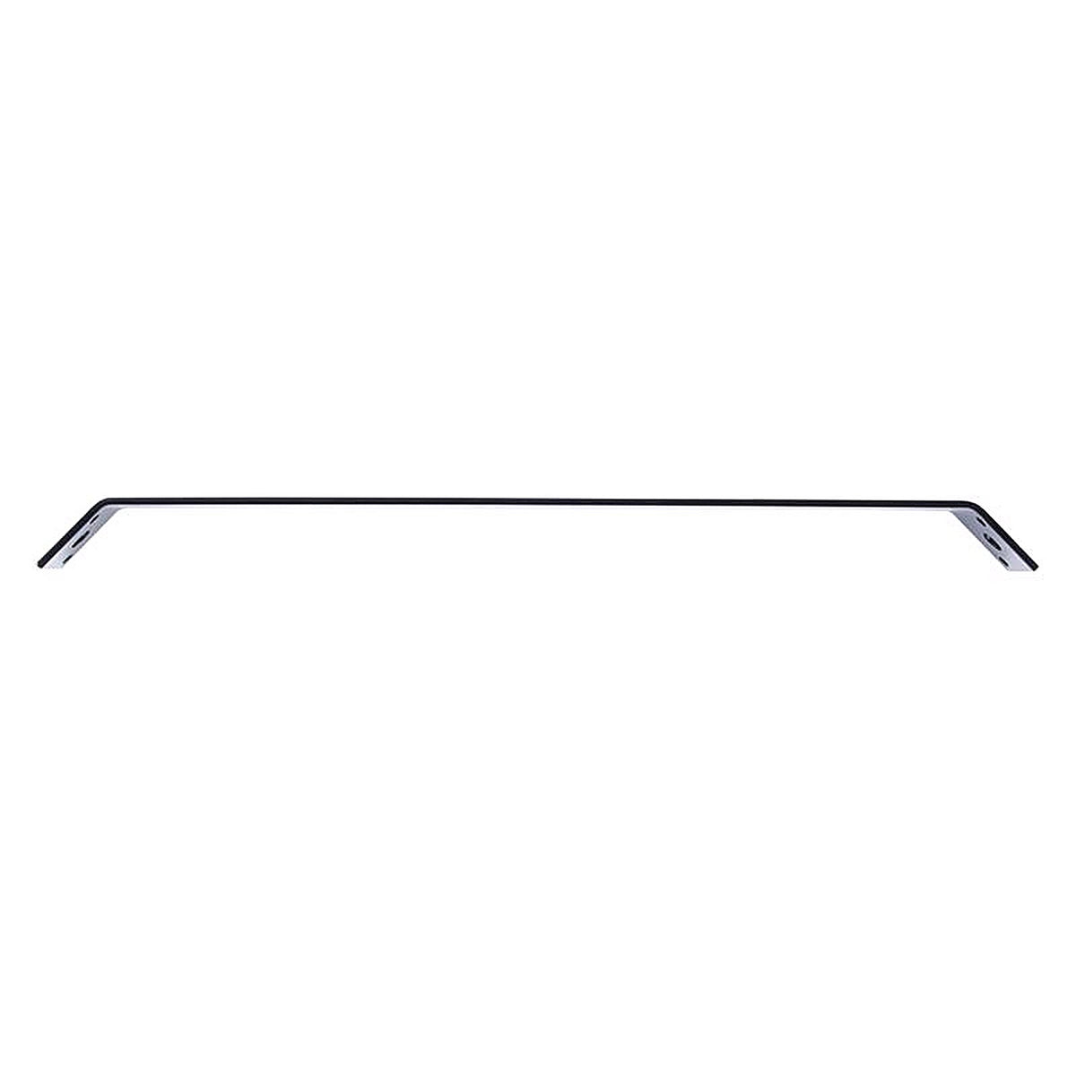 Hampton - 02-3411-663 - 16.3 in. H X 1.5 in. W X 1/8 in. D Black Steel Inside Strap Brace