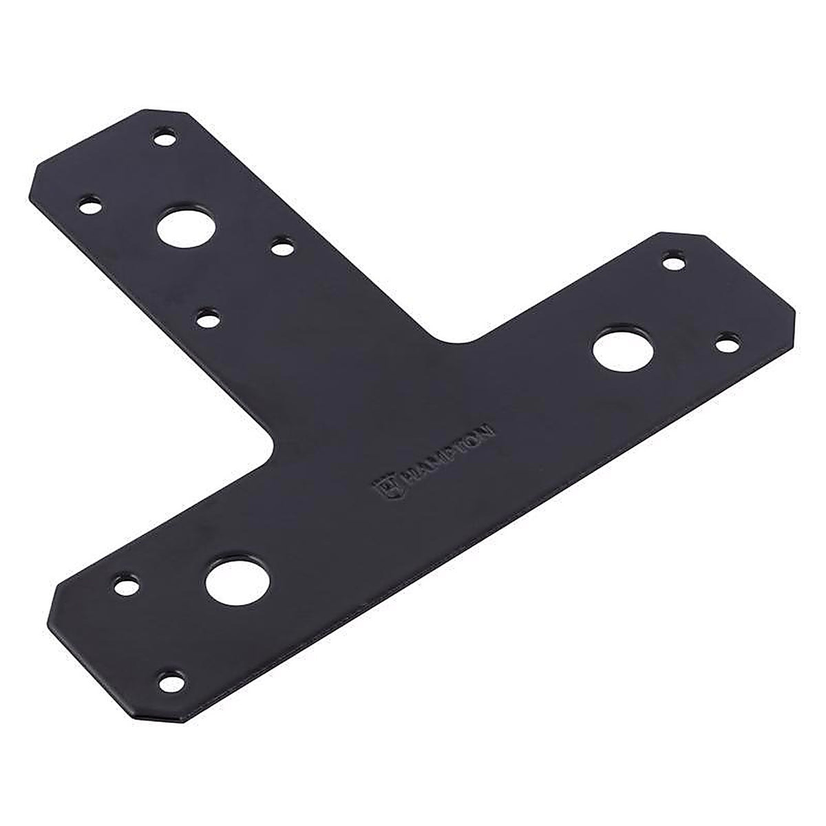 Hampton - 02-3411-710 - 11/16 in. H X 5 in. W X 6 in. L Black Steel T-Plate