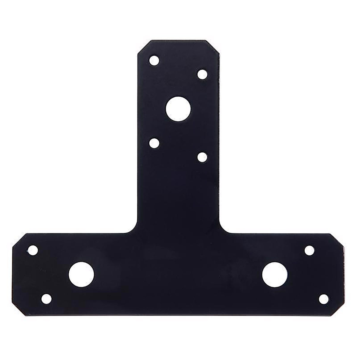 Hampton - 02-3411-710 - 11/16 in. H X 5 in. W X 6 in. L Black Steel T-Plate