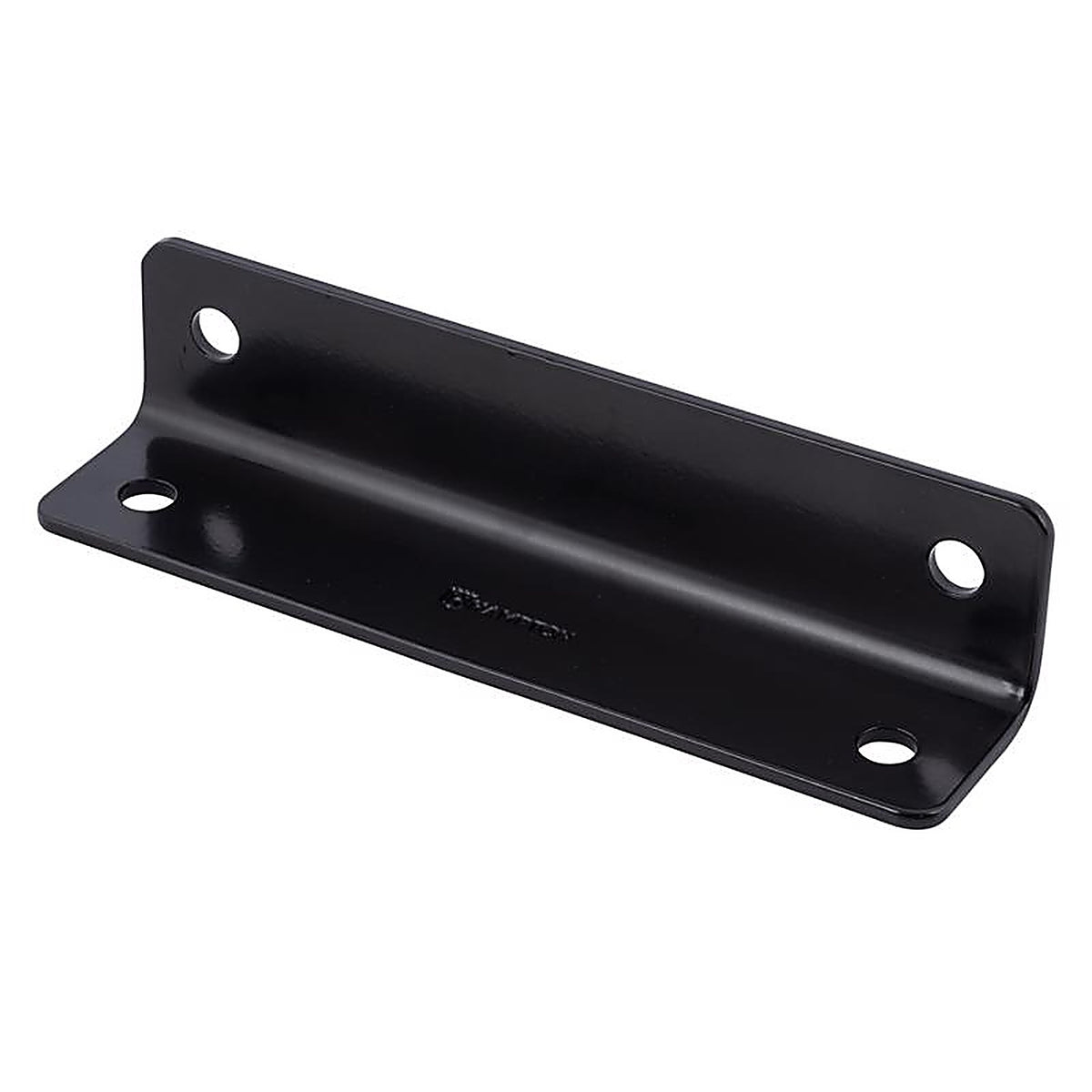 Hampton - 02-3405-407 - 1.6 in. H X 9 in. W X 1/8 in. D Black Steel Inside/Outside Corner Brace