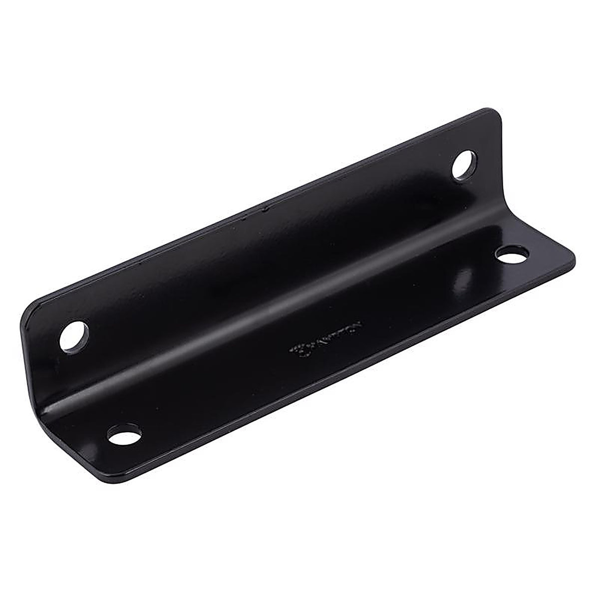 Hampton - 02-3405-407 - 1.6 in. H X 9 in. W X 1/8 in. D Black Steel Inside/Outside Corner Brace