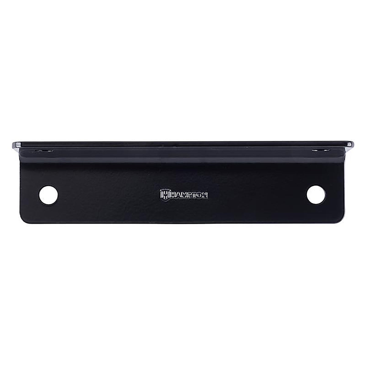 Hampton - 02-3405-407 - 1.6 in. H X 9 in. W X 1/8 in. D Black Steel Inside/Outside Corner Brace