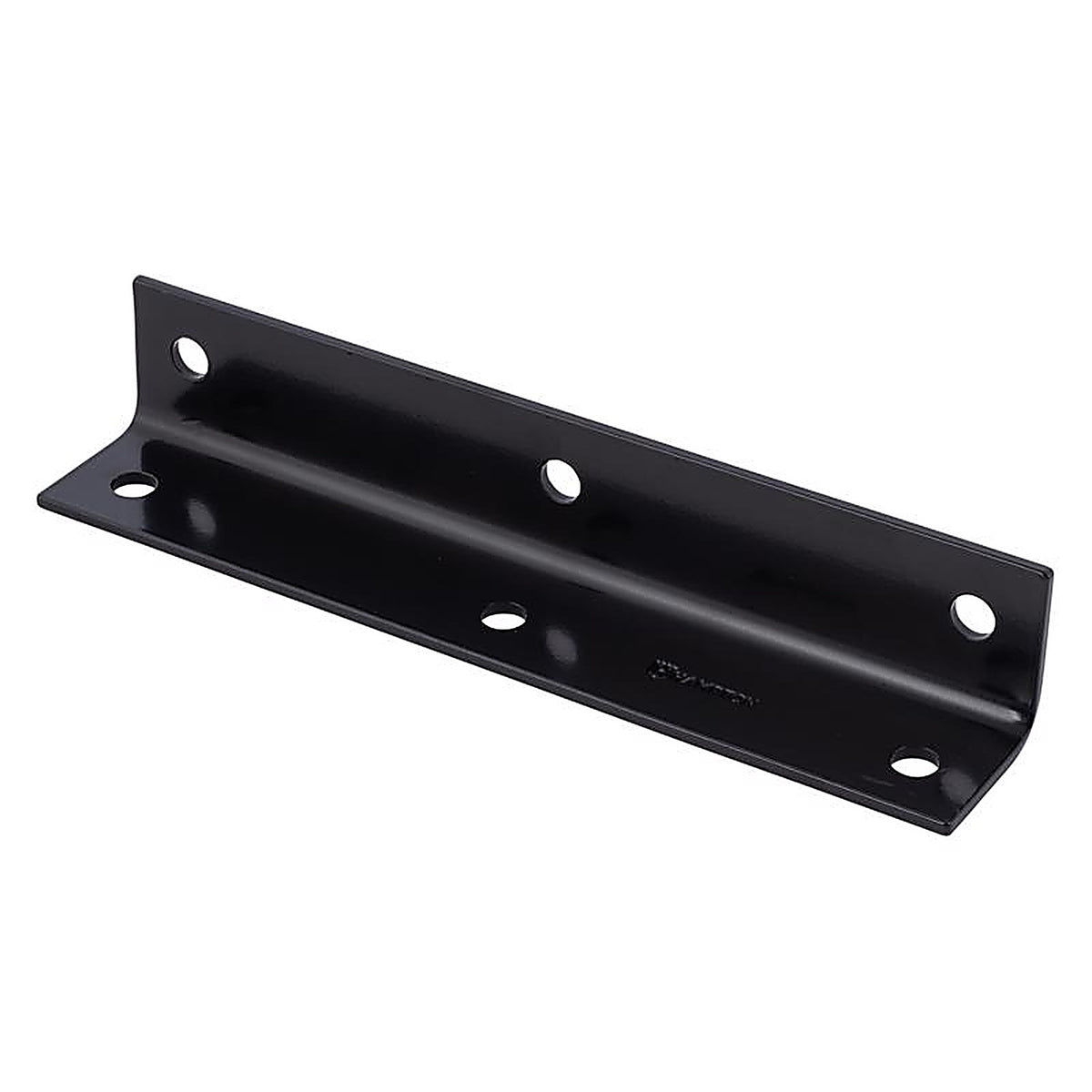 Hampton - 02-3405-413 - 1.6 in. H X 9 in. W X 1/8 in. D Black Steel Inside/Outside Corner Brace